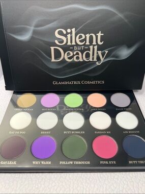 Glaminatrix Cosmetics Silent But Deadly Colorful and Fun Palette